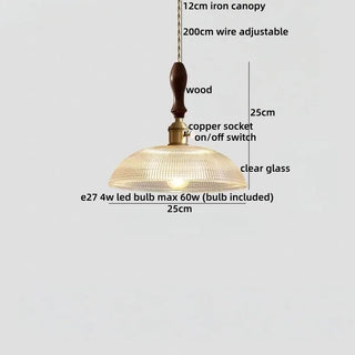 Celako™ Ambrita Pendant Light | Glass Living Room Lighting