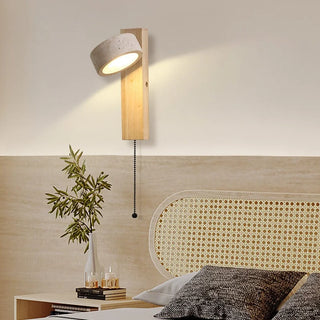Celako™ Traverso Wall Light | Yellow Travertine Bedroom Lighting