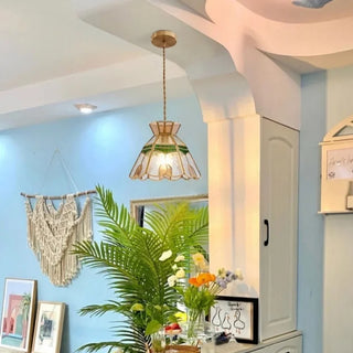Celako™ Fiorene Pendant Light | Glass French Vintage Living Room Lighting
