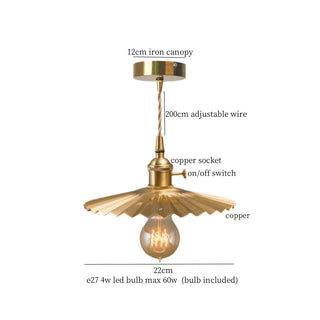 Celako™ Cuvella Pendant Light | Copper Vintage Kitchen Island Lighting