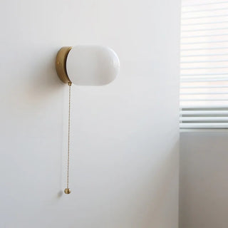 Celako™ Opalina Wall Light | Glass Bedroom Lighting