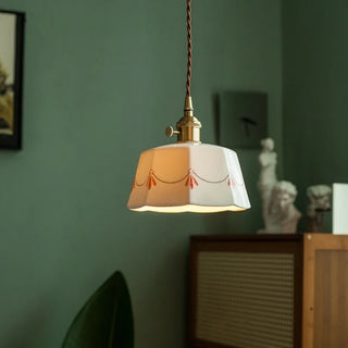 Celako™ Porzella Pendant Light | Ceramic Bedroom Lighting