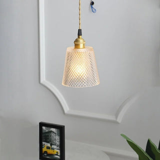 Celako™ Vitreau Pendant Light | Clear Glass Japanese/Modern/Nordic Bedroom Lighting