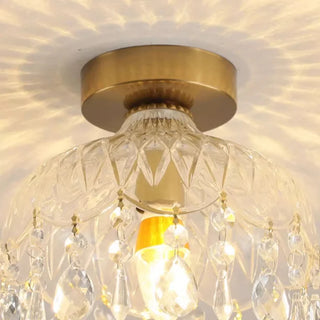 Celako™ Verelle Ceiling Light | Clear Glass Bedroom Lighting