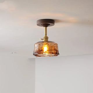 Celako™ Ambris Ceiling Light | Copper Glass Kitchen Island Lighting