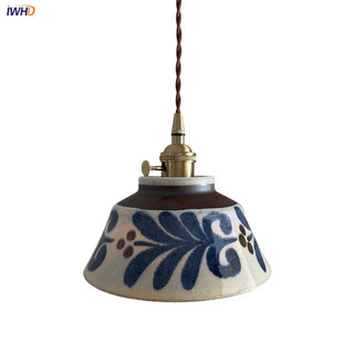 Celako™ Rakuri Pendant Light | Ceramic Dining Room Lighting