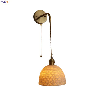 Celako™ Keramosa Wall Light | Ceramic Vintage Bedroom Lighting