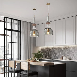 Celako™ Vetrisa Pendant Light | Glass Kitchen Island Lighting
