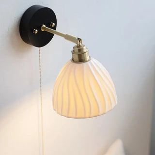 Celako™ Emberi Wall Light | Ceramic Bedside Lighting