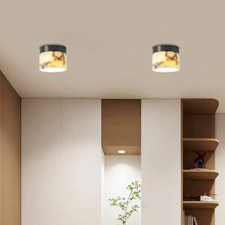 Celako™ Kansou Ceiling Light | Marble Wabi Sabi Style Bedroom