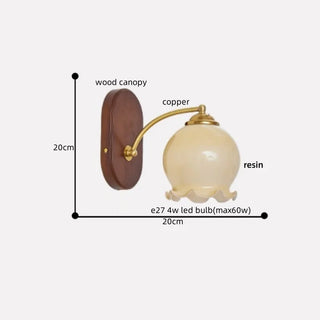 Celako™ Mokudo Wall Light | Copper Bedside Lighting