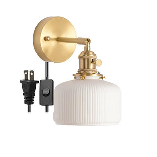 Celako™ Glazora Wall Light | Copper Bedroom Lighting