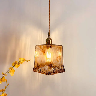 Celako™ Emberis Pendant Light | Glass Bedroom Lighting