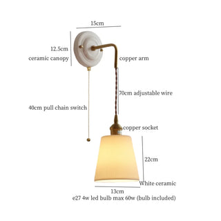 Celako™ Perfora Wall Light | Ceramic Bedroom Lighting