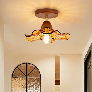 Celako™ Mellite Ceiling Light | Amber Glass Kitchen Island Lighting