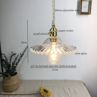 Celako™ Yugami Pendant Light | Glass Japan Style Living Room Lighting
