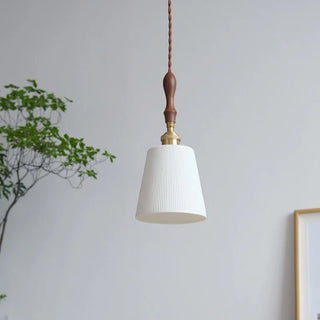 Celako™ Cerelume Pendant Light | White Ceramic Kitchen Island Lighting