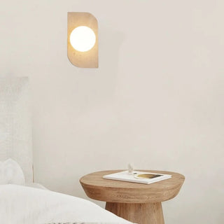 Celako™ Tivolano Wall Light | Yellow Travertine Living Room Lighting
