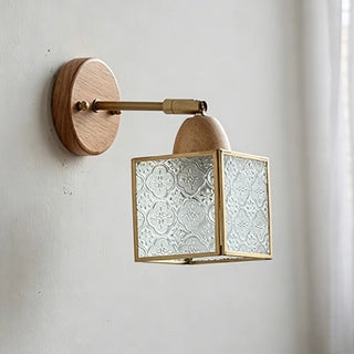 Celako™ Brasuna Wall Light | Copper Glass Japan Wabi Sabi