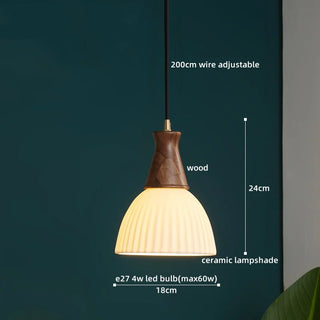 Celako™ Kilena Pendant Light | Ceramic Dining Room Lighting