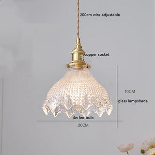 Celako™ Zelora Pendant Light | Glass Dining Room Lighting