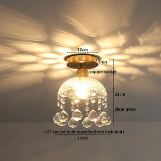 Celako™ Brunito Ceiling Light | Copper Glass Kitchen Island Lighting