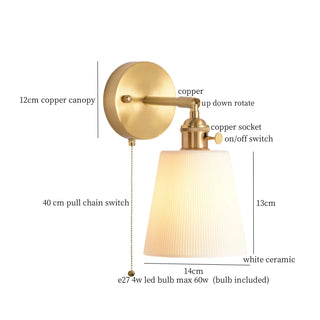 Celako™ Albarium Wall Light | Copper Living Room Lighting