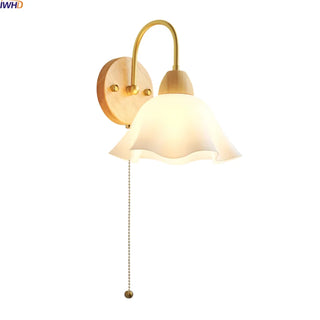 Celako™ Elowen Wall Light | Wood Hallway Lighting