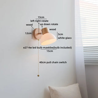 Celako™ Ivra Wall Light | Ceramic Bedroom Lighting