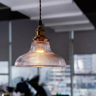 Celako™ Shakudo Pendant Light | Copper Glass Dining Room Lighting