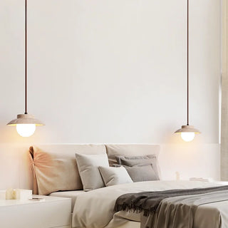 Celako™ Pietrala Pendant Light | Yellow Travertine Bedroom Lighting