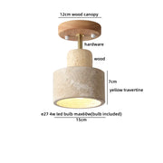 Yellow travertine 16
