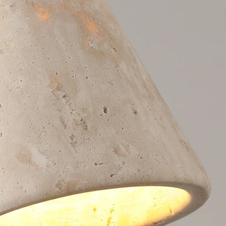 Celako™ Tiburtia Pendant Light | Yellow Travertine Mid Century Modern Dining Room Lighting