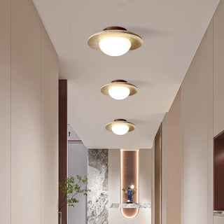 Celako™ Ishiwa Ceiling Light | Yellow Travertine Kitchen Island Lighting