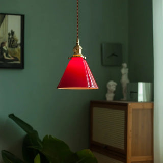 Celako™ Rubinor Pendant Light | Glass Vintage