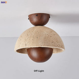 Celako™ Calustra Ceiling Light | Yellow Travertine Kitchen Island Lighting