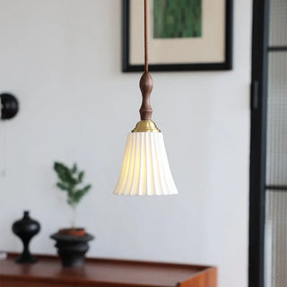 Celako™ Ceravue Pendant Light | White Ceramic Contemporary Bedroom Lighting