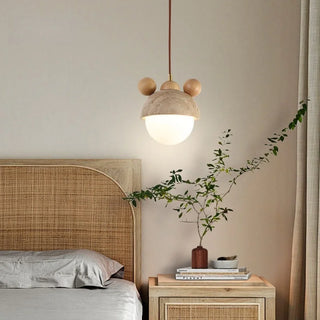 Celako™ Aurepetra Pendant Light | Yellow Travertine Nordic Minimalism
