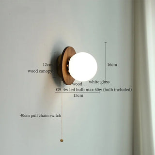 Celako™ Sferia Wall Light | Glass Modern Style Bedroom Lighting