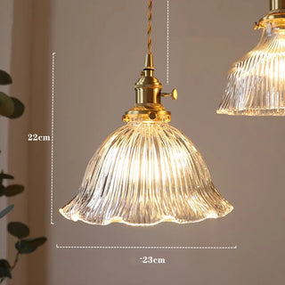 Celako™ Vitova Pendant Light | Polished Copper Bedroom Lighting