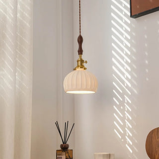 Celako™ Ceralune Pendant Light | White Ceramic Dining Room Lighting