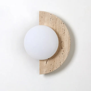 Celako™ Lutera Wall Light | Travertine Bedroom Lighting