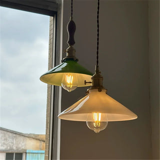 Celako™ Lunare Pendant Light | Glass Stone Bedroom Lighting