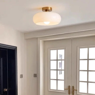 Celako™ Orasol Ceiling Light | Orange Glass Living Room Lighting
