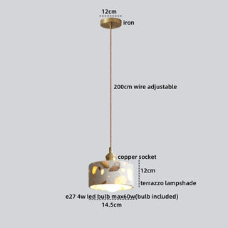 Celako™ Strazzo Pendant Light | Terrazzo Dining Room Lighting