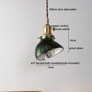 Celako™ Auriole Pendant Light | Glass Stone Bedroom Lighting