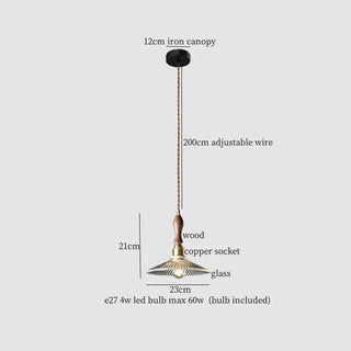 Celako™ Lustrenza Pendant Light | Glass Stone Bedroom Lighting