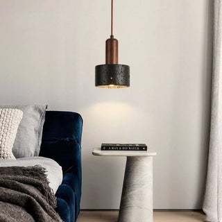 Celako™ Lapideum Pendant Light | Black Travertine Kitchen Island Lighting