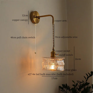 Celako™ Patinor Wall Light | Green Glass Living Room