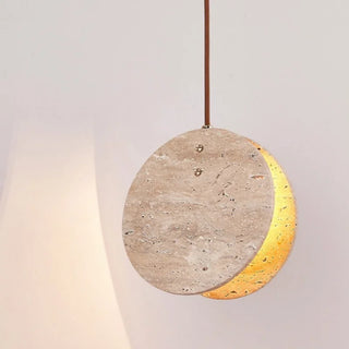 Celako™ Aurtera Pendant Light | Yellow Travertine Kitchen Island Lighting